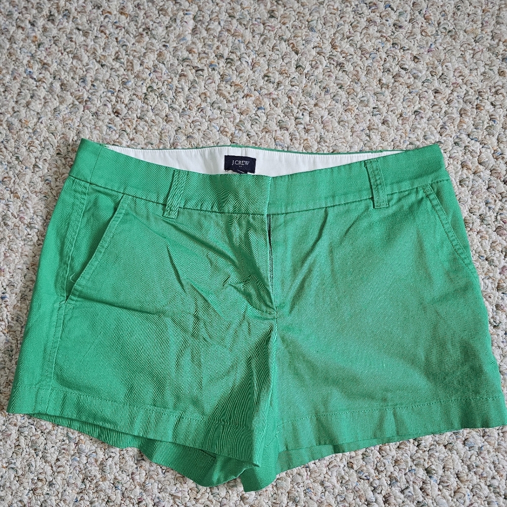 J. Crew Women's Green Shorts